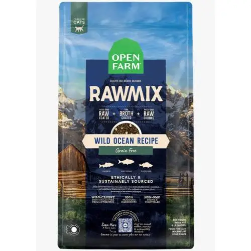 Open Farm 無穀物貓糧 RAWMIX Wild Ocean Recipe 海洋風味 2.25lb 